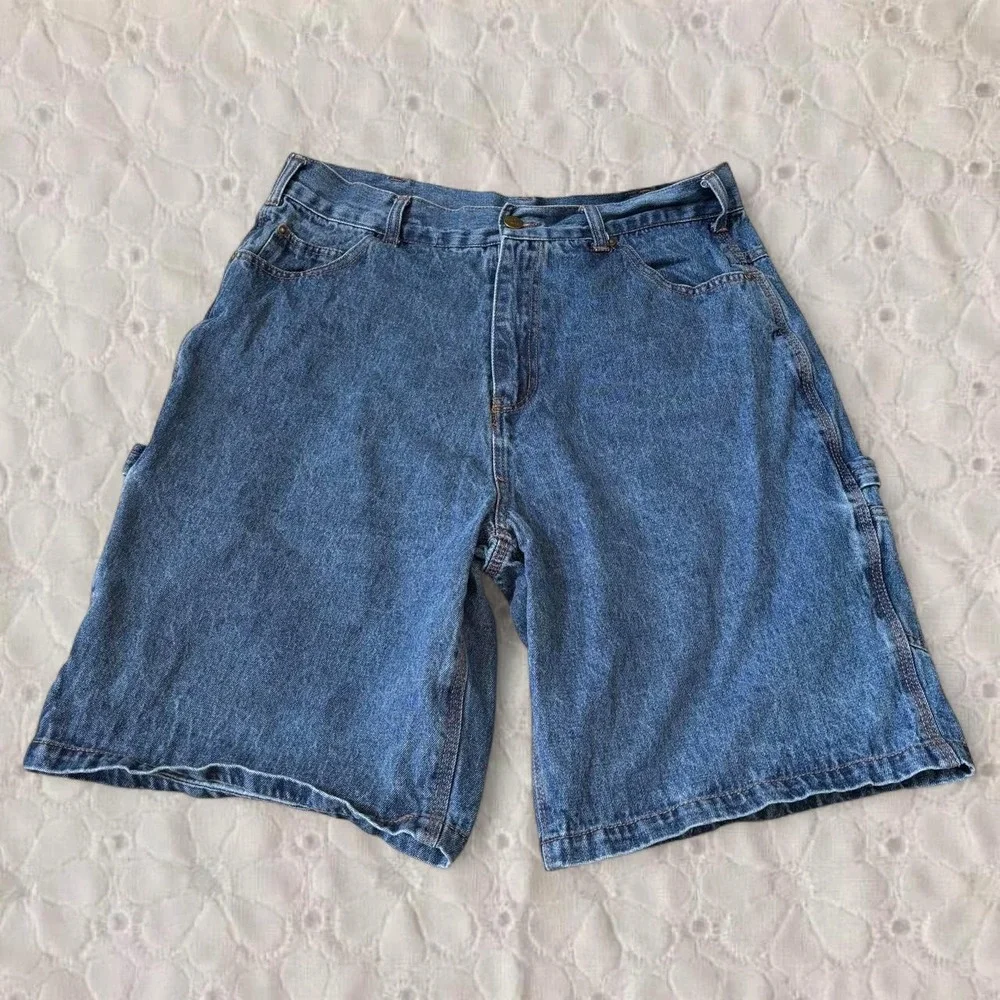 Bear River size 34 blue cargo denim men's jorts/shorts